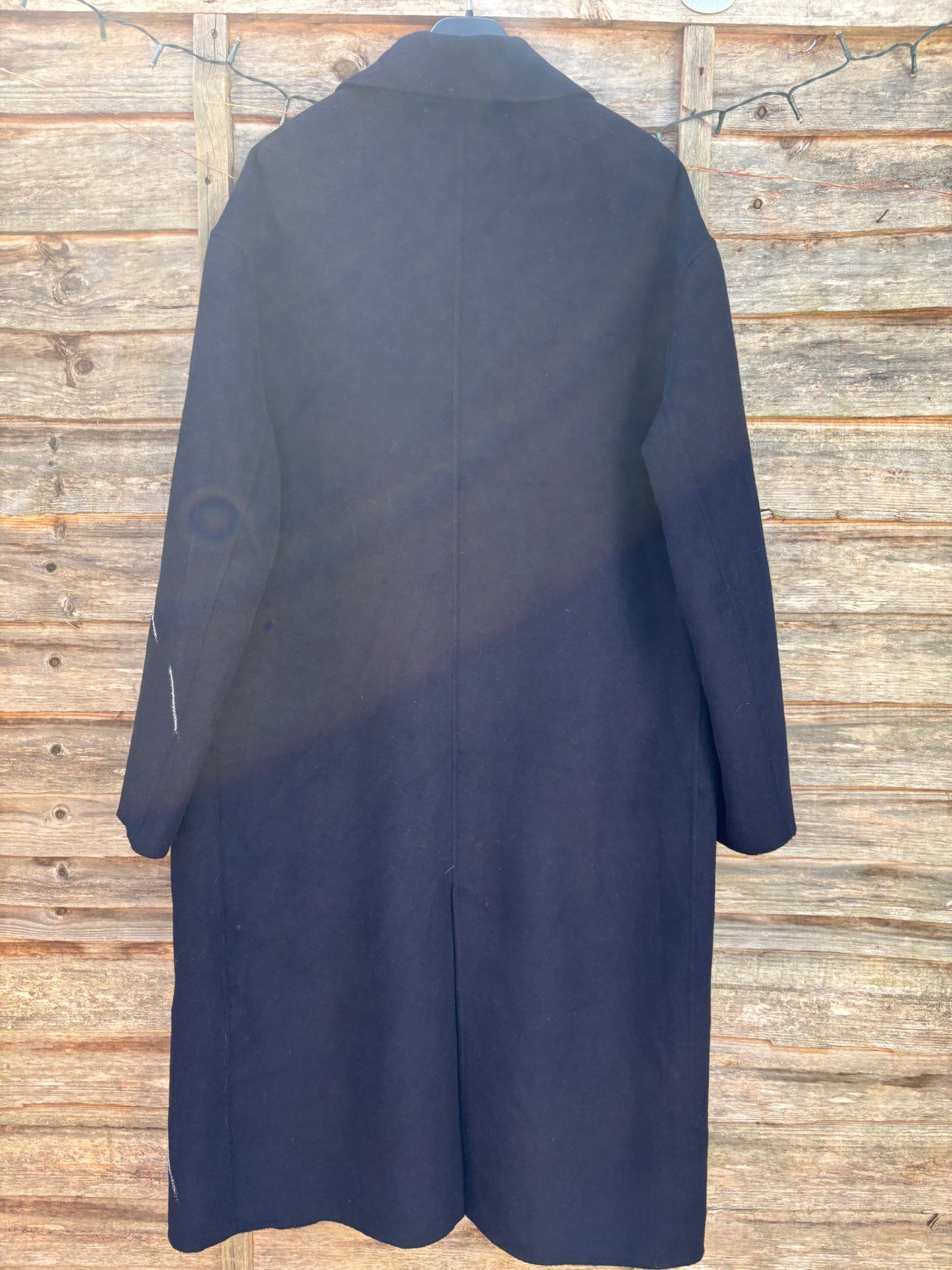 Zara Navy Oversized Lightweight Jacket / Coat - fits up to size 16