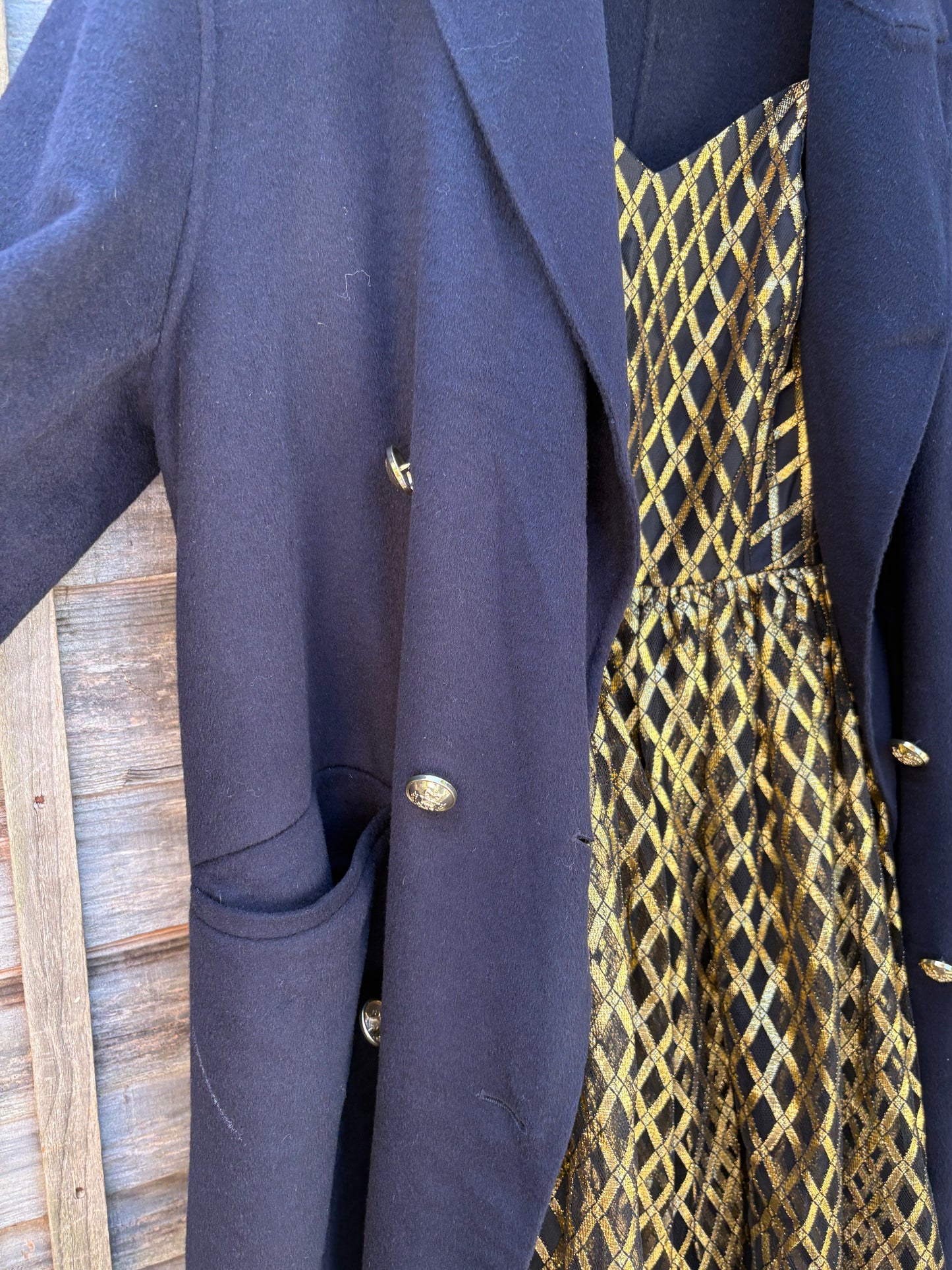 Zara Navy Oversized Lightweight Jacket / Coat - fits up to size 16