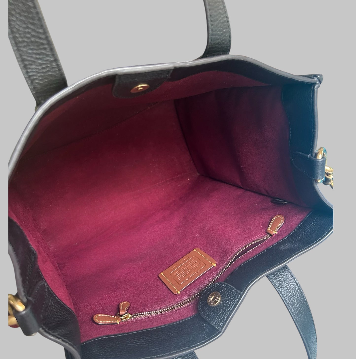 COACH Horse and Cart Print Bag.