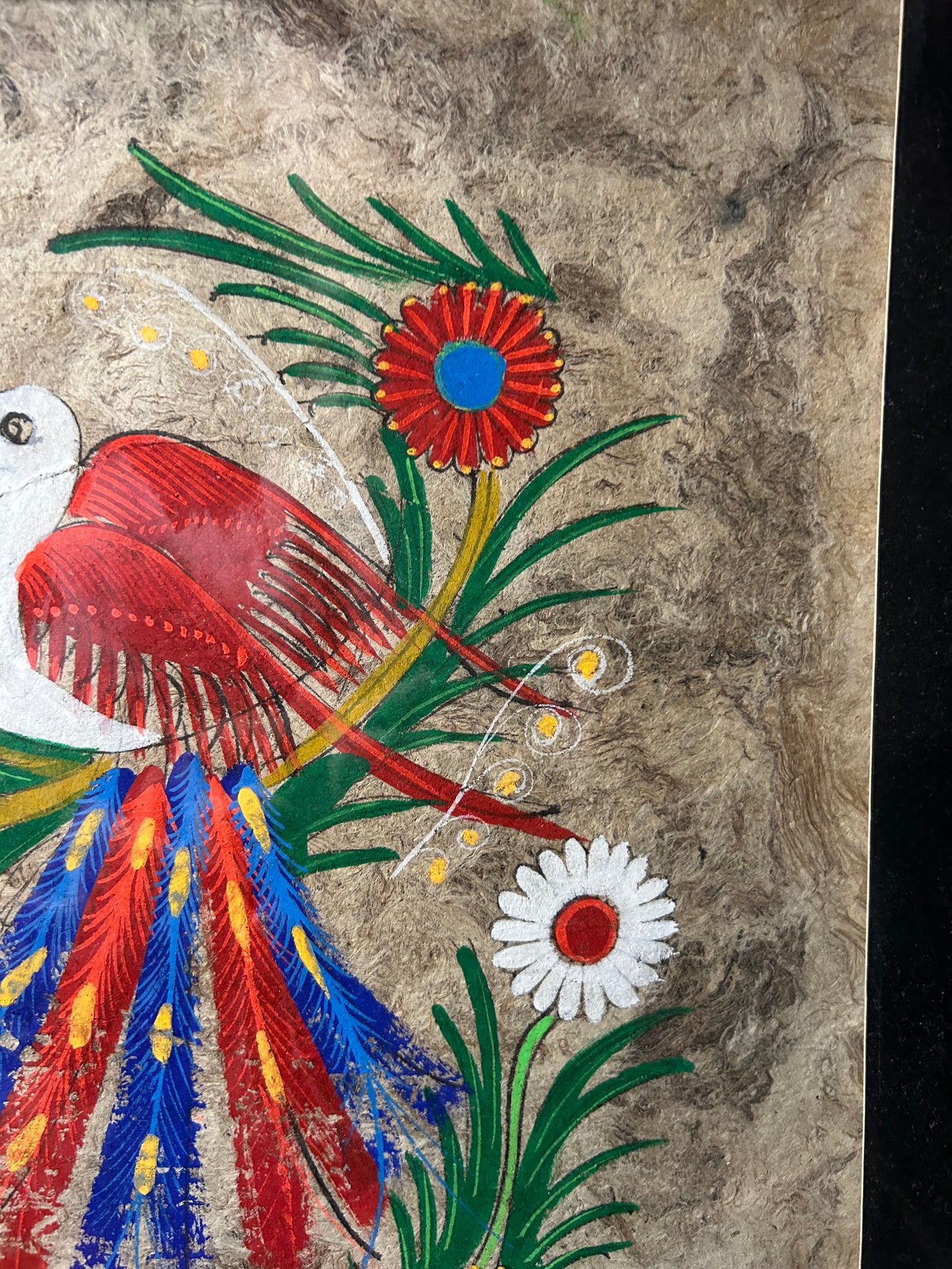 Mexican Folk Art Hand Painted Artwork
