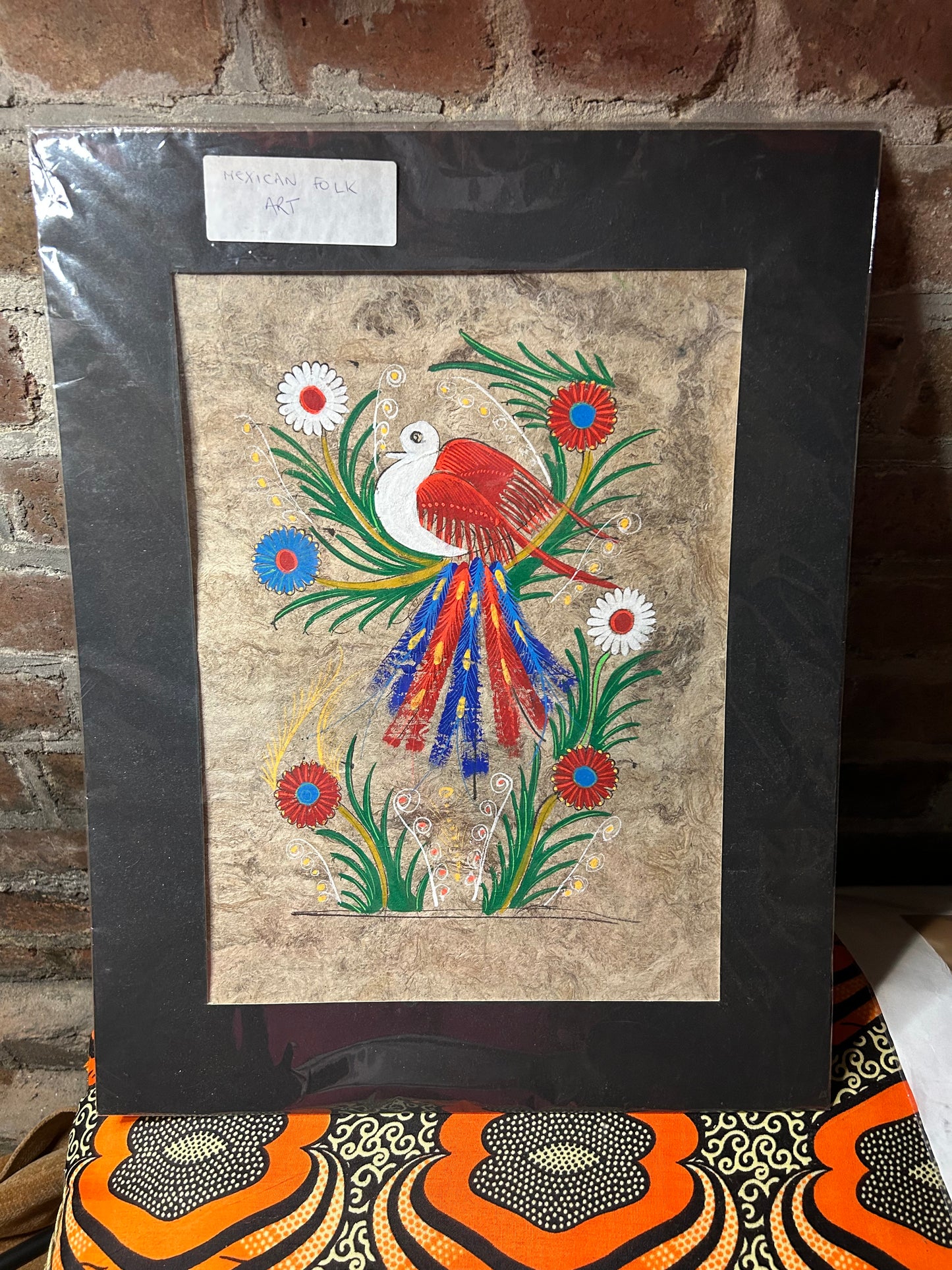 Mexican Folk Art Hand Painted Artwork