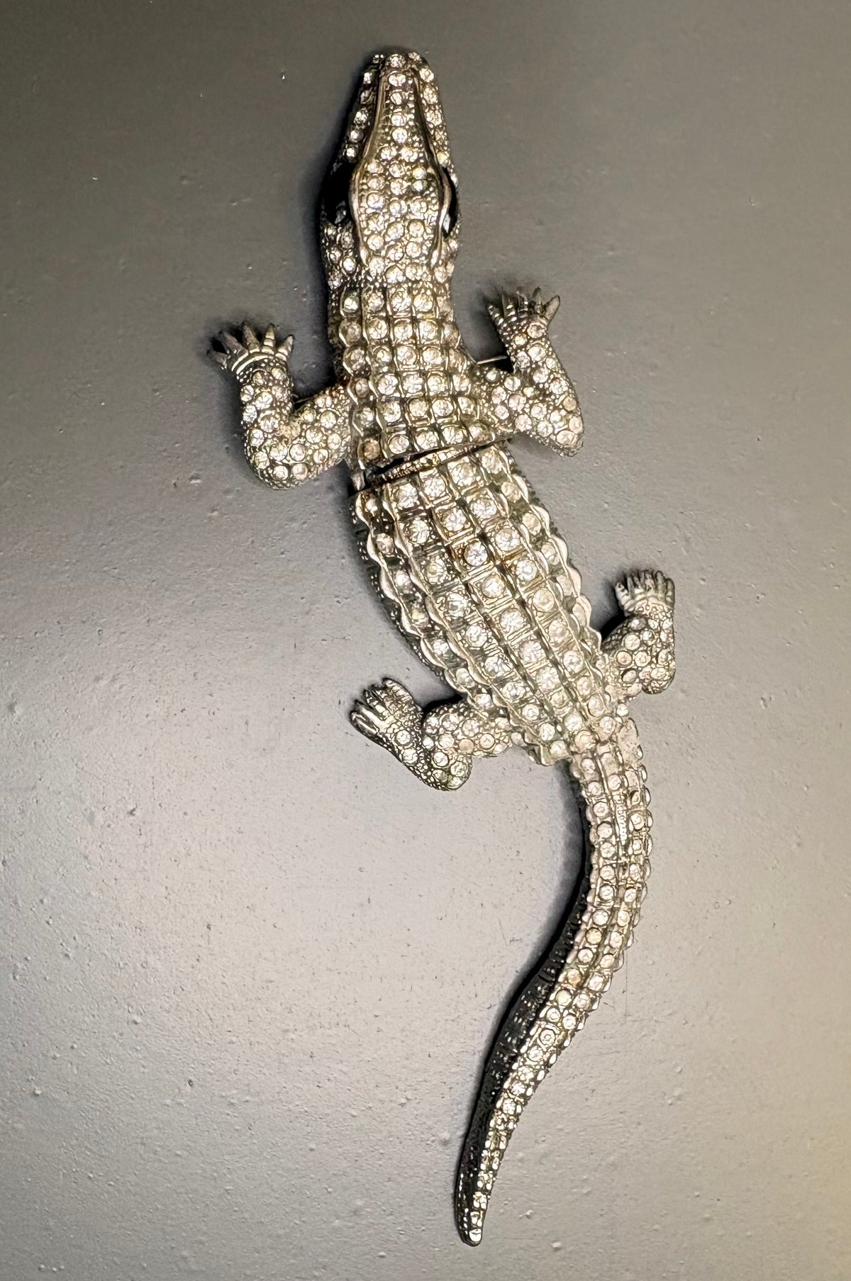 EPIC 90’s Large Crocodile Brooch