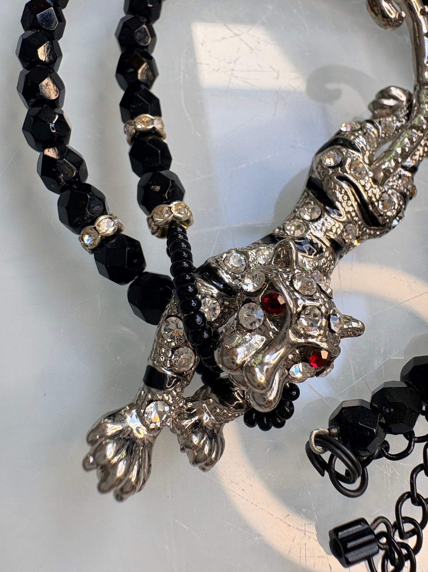 Vintage 80’s Panther Necklace