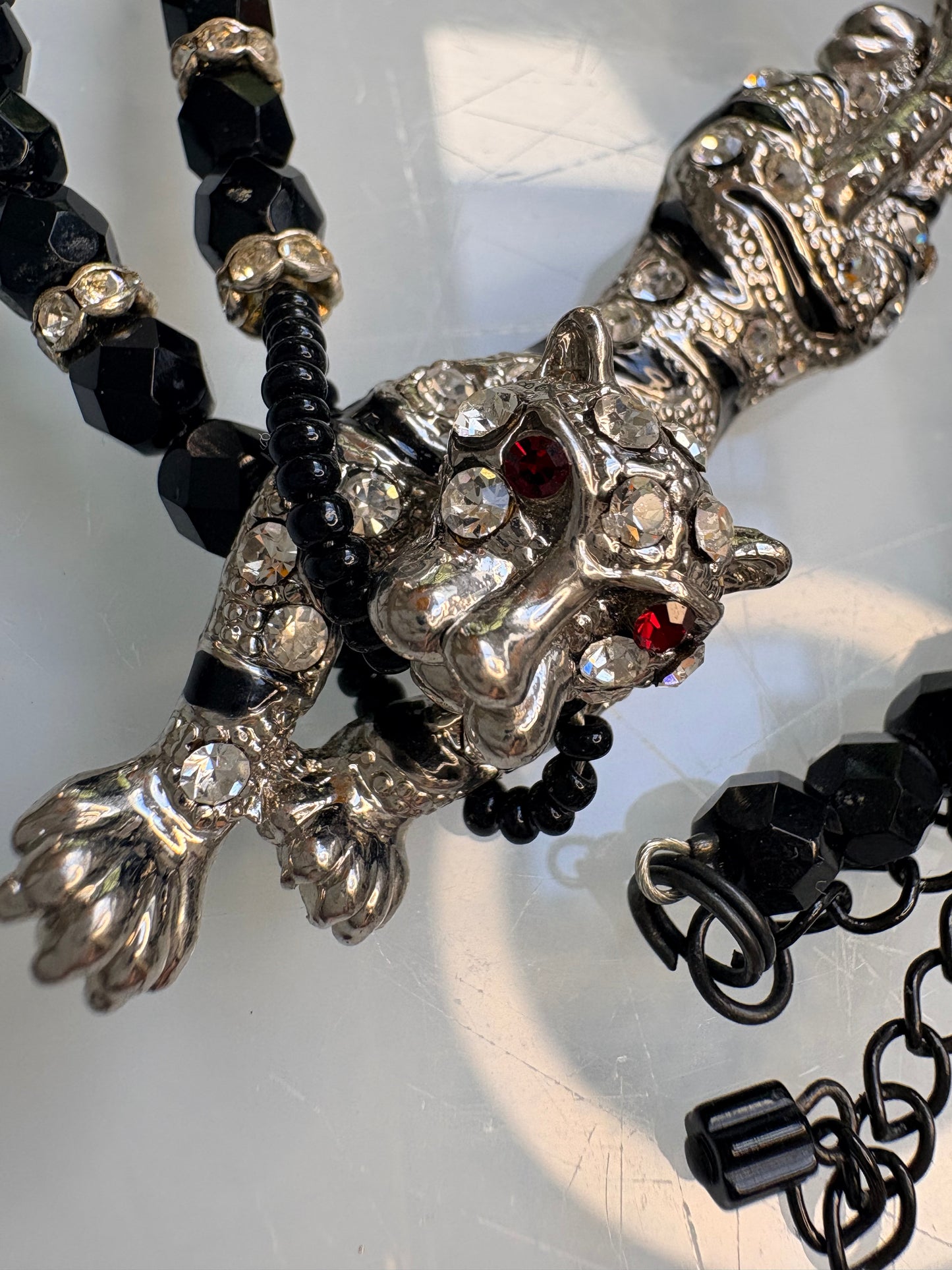 Vintage 80’s Panther Necklace