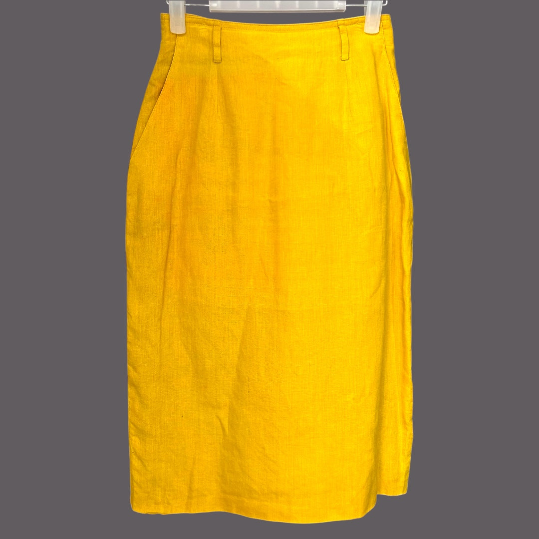 Vintage Karl Lagerfeld Cotton Skirt - size 8
