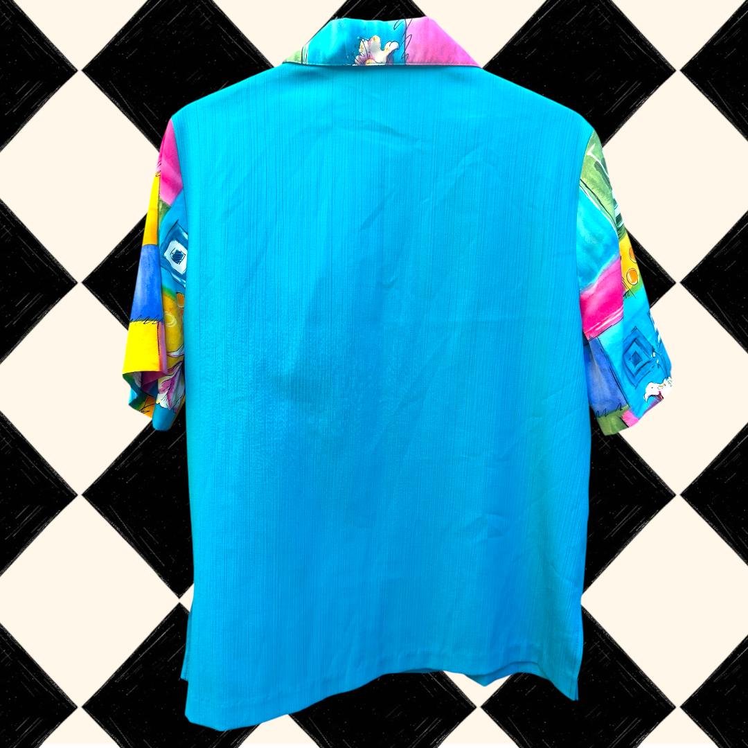 Vintage 80’s Cotton Top - up to size 16 fit