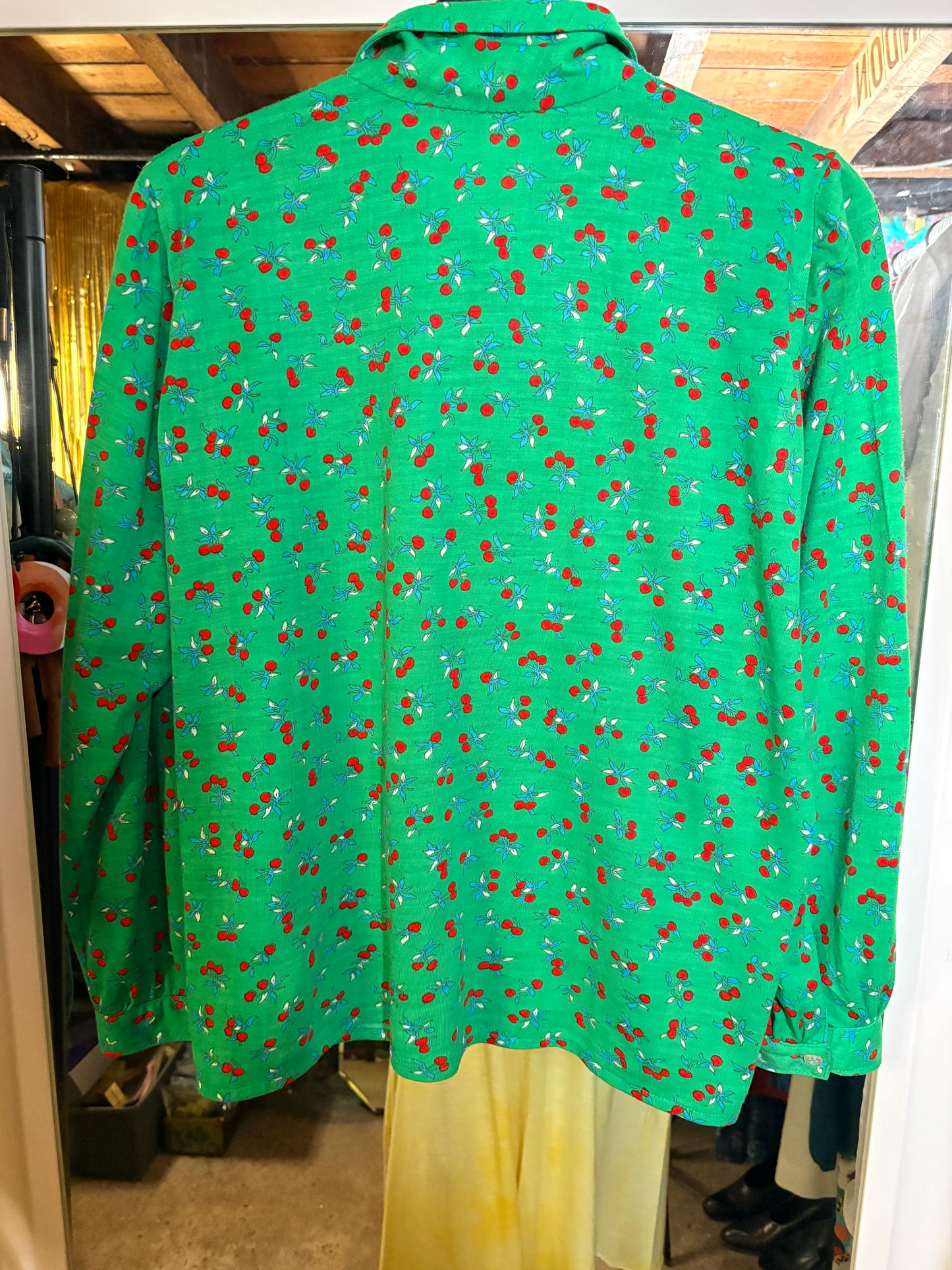 Vintage 1970’s Cherry Shirt M/L