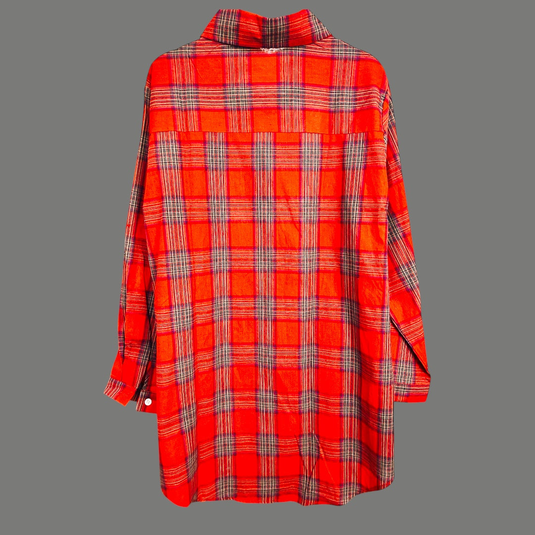 Vintage Oversized Check Shirt - up to 18 fit