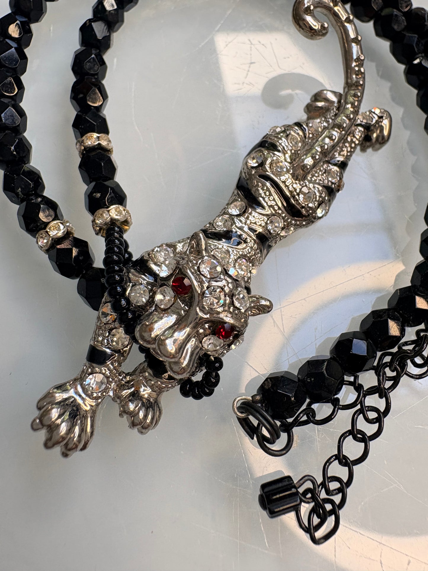 Vintage 80’s Panther Necklace