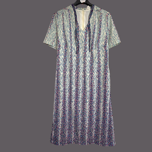 Vintage 70’s stripe effect dress - up to size 12