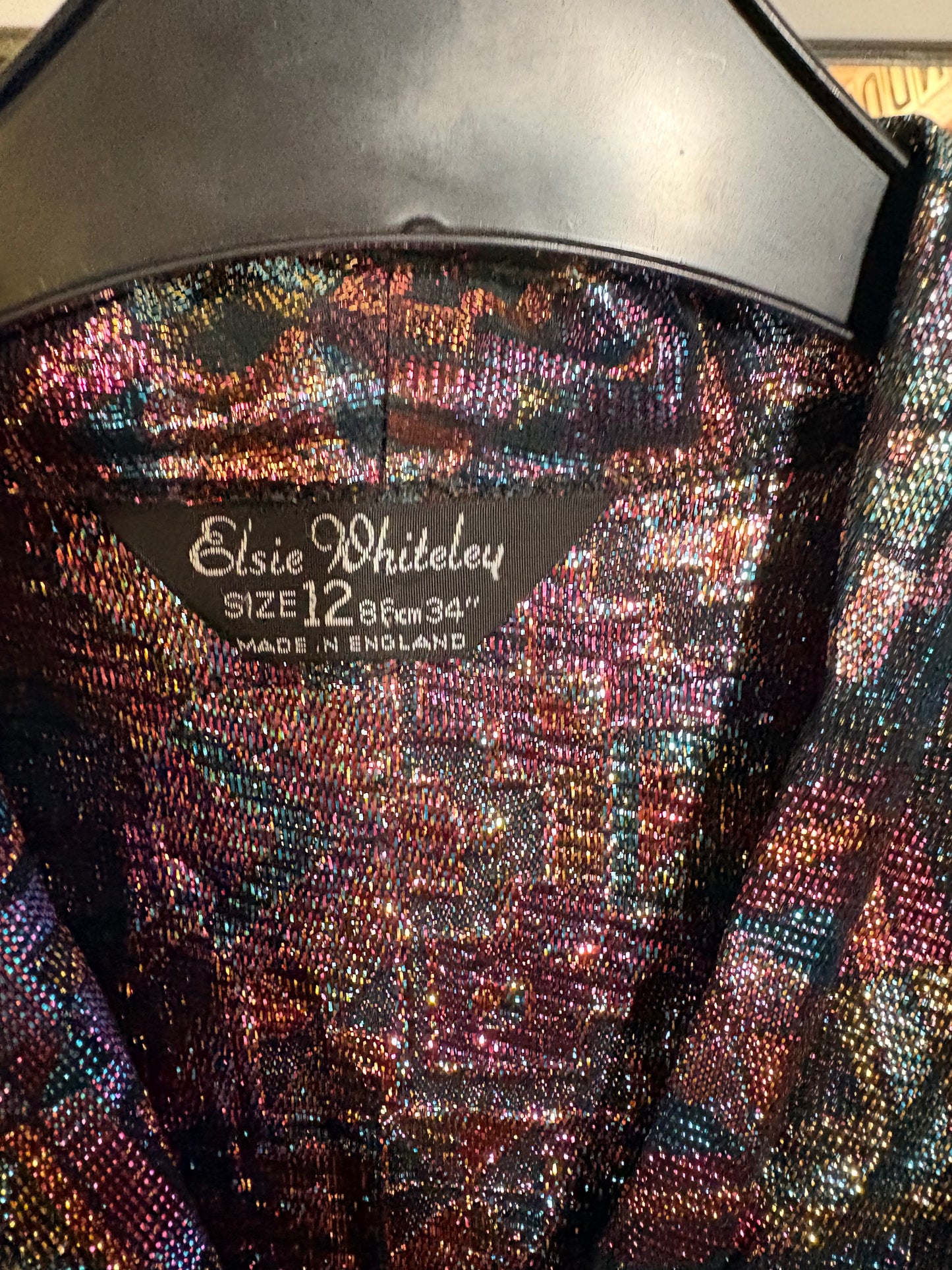 Vintage 80’s Classic Metallic Top - up to size 14 fit