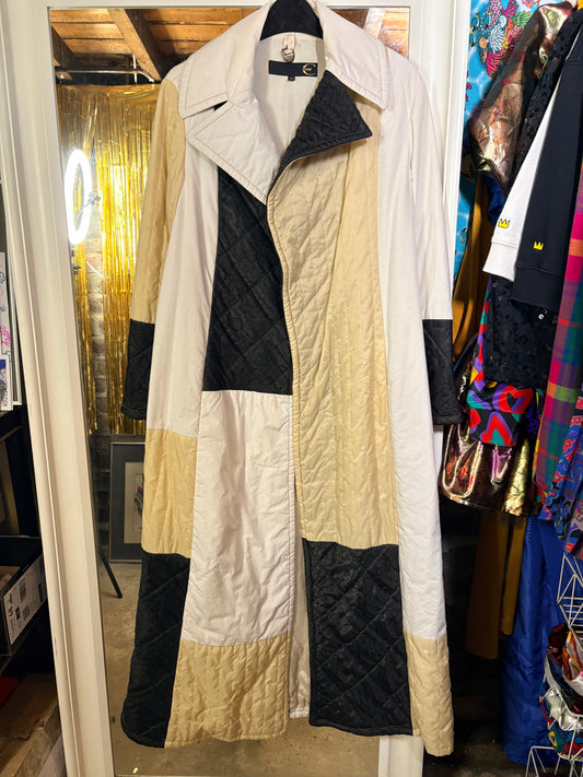 Vintage Y2K Roberto Cavalli Long Quilted Coat