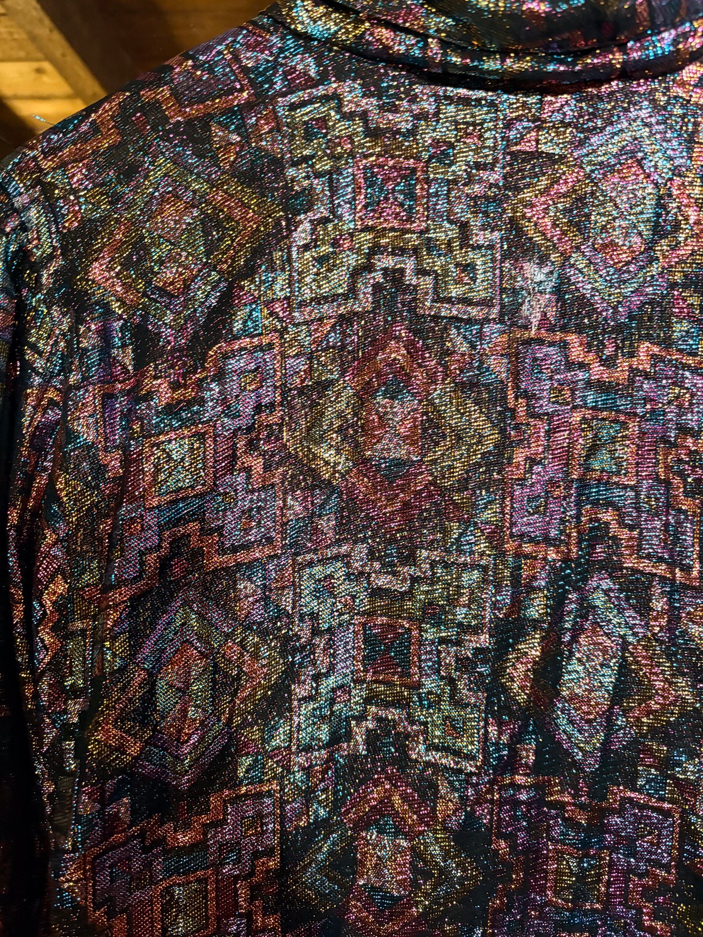 Vintage 80’s Classic Metallic Top - up to size 14 fit