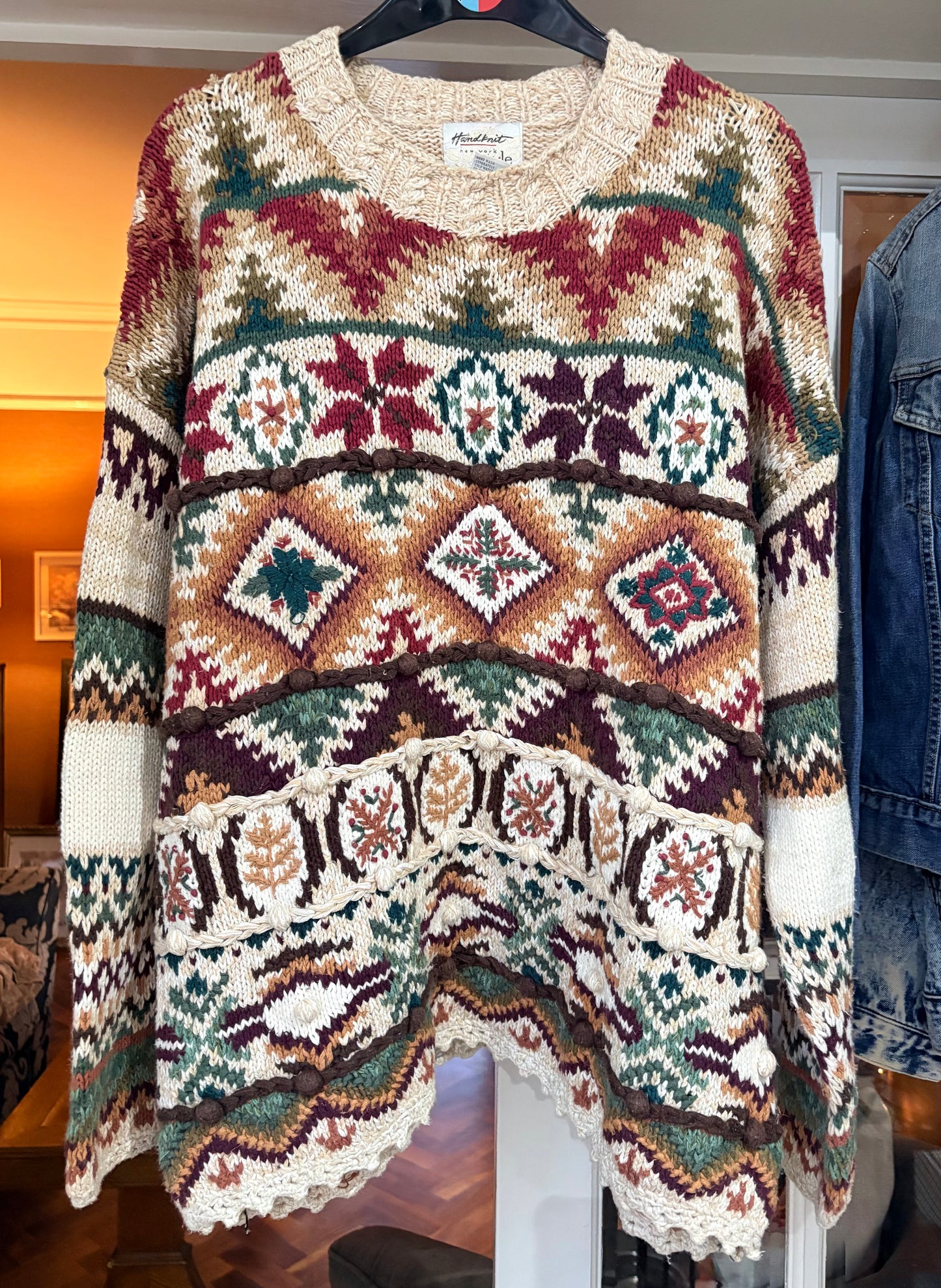 Vintage 90’s Autumnal Jumper size L