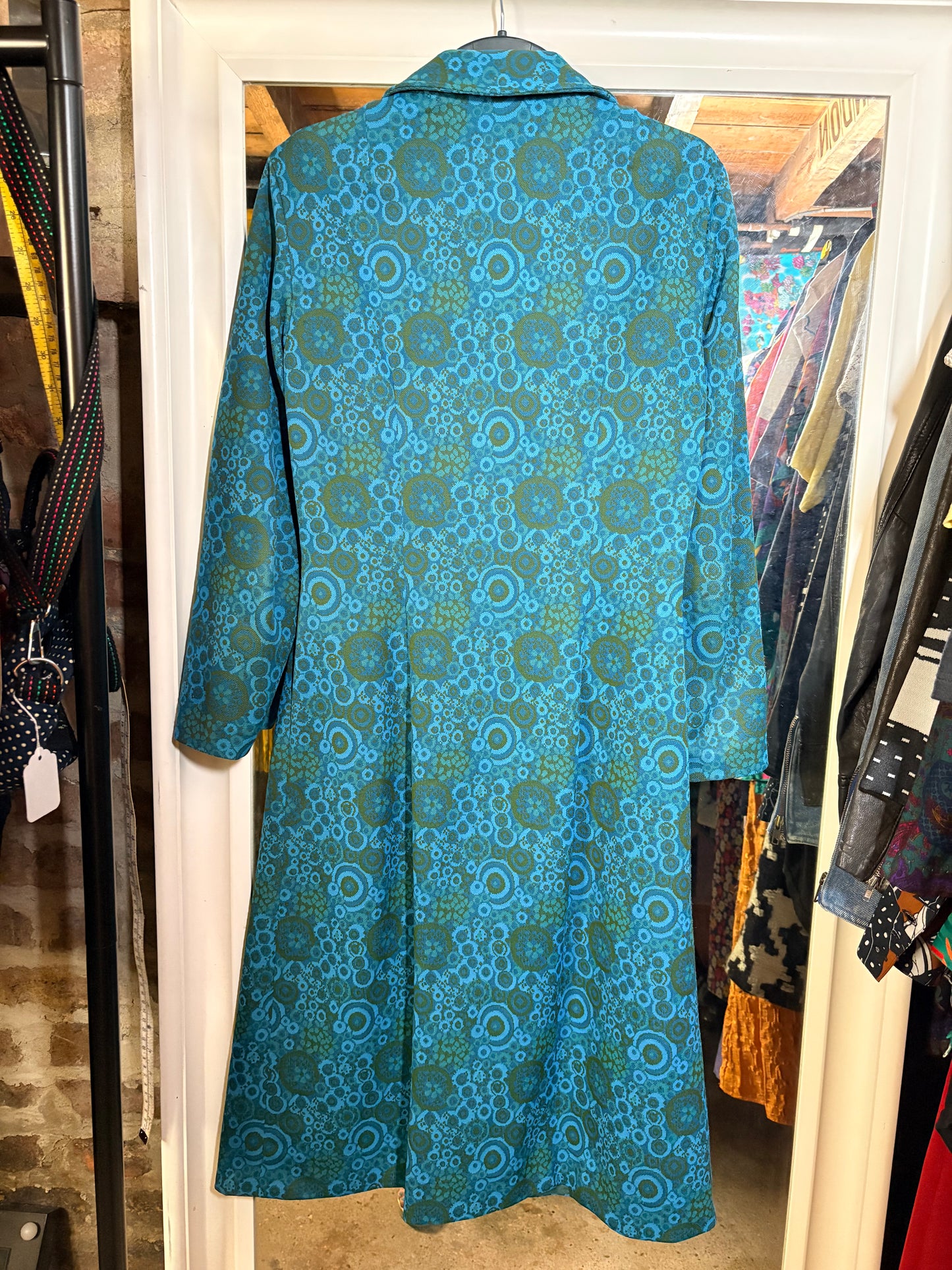 1940’s Austrian Wool Flower Pattern Dress size 10-12