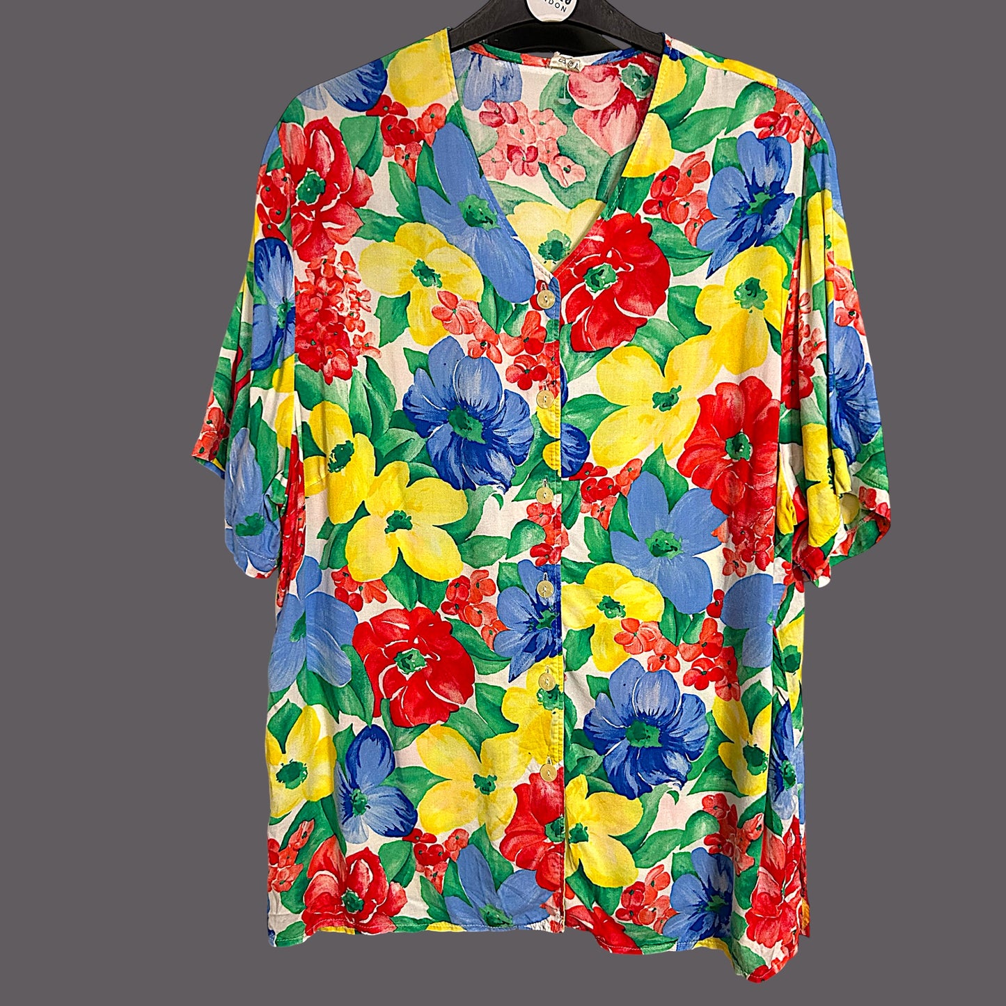 Vintage 90’s floral shirt - up to 18 fit