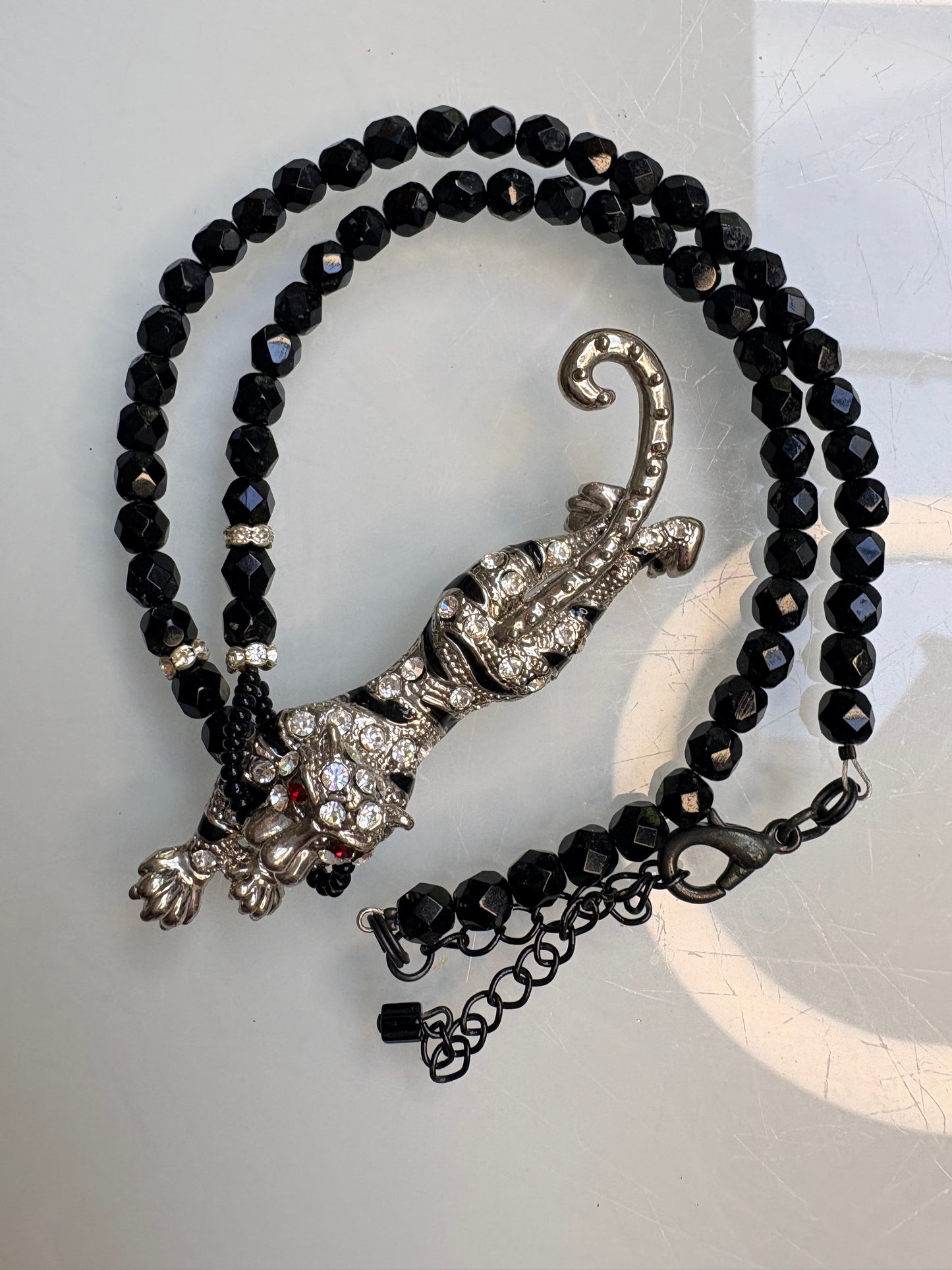 Vintage 80’s Panther Necklace