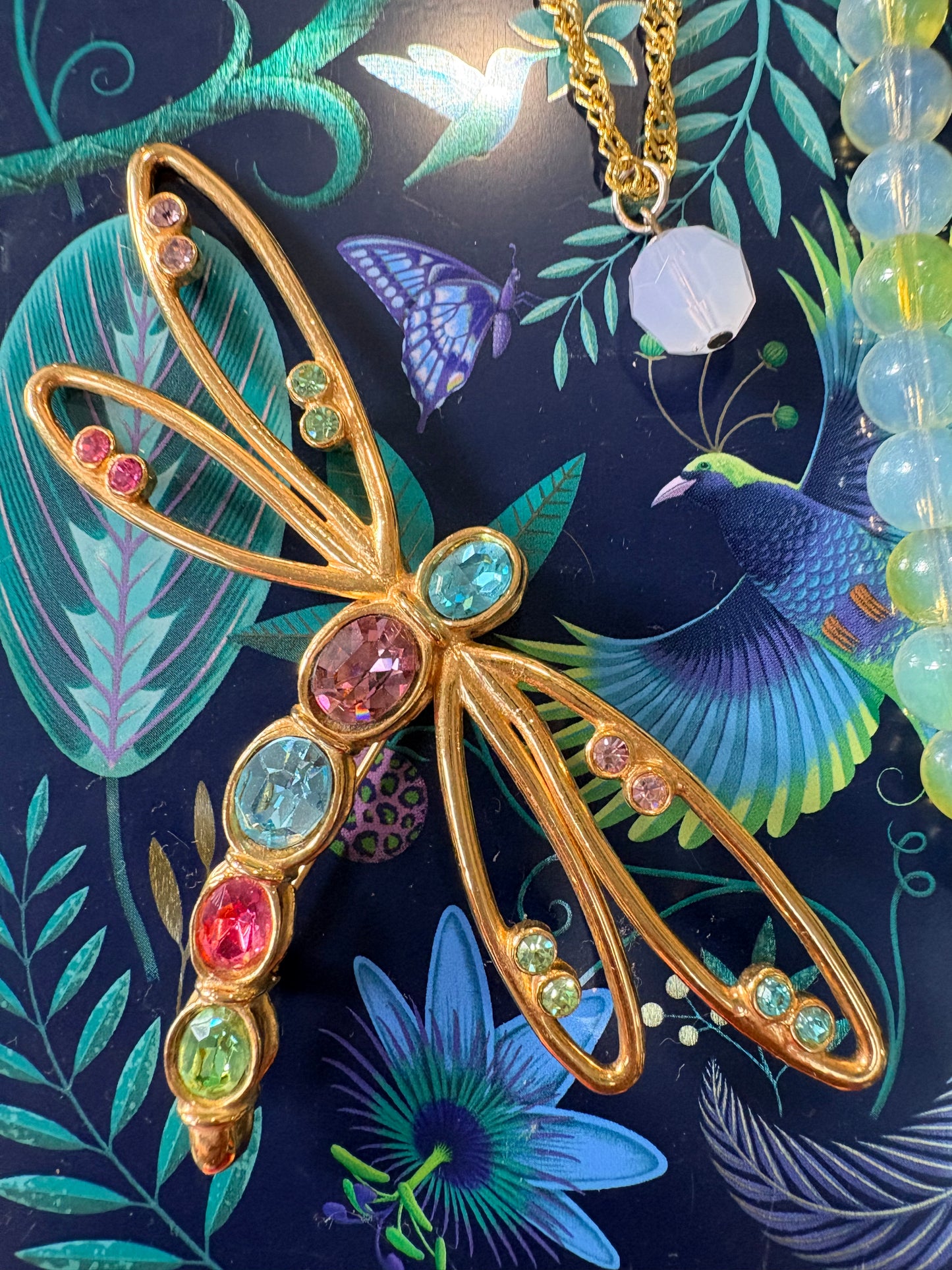 Vintage Butler and Wilson large dragon fly brooch