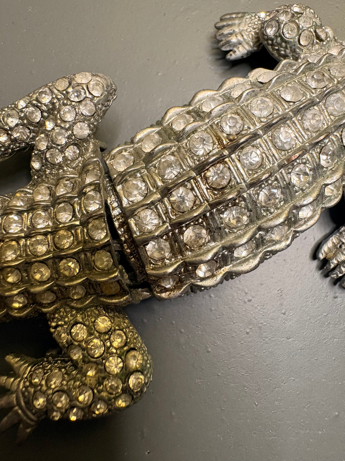EPIC 90’s Large Crocodile Brooch