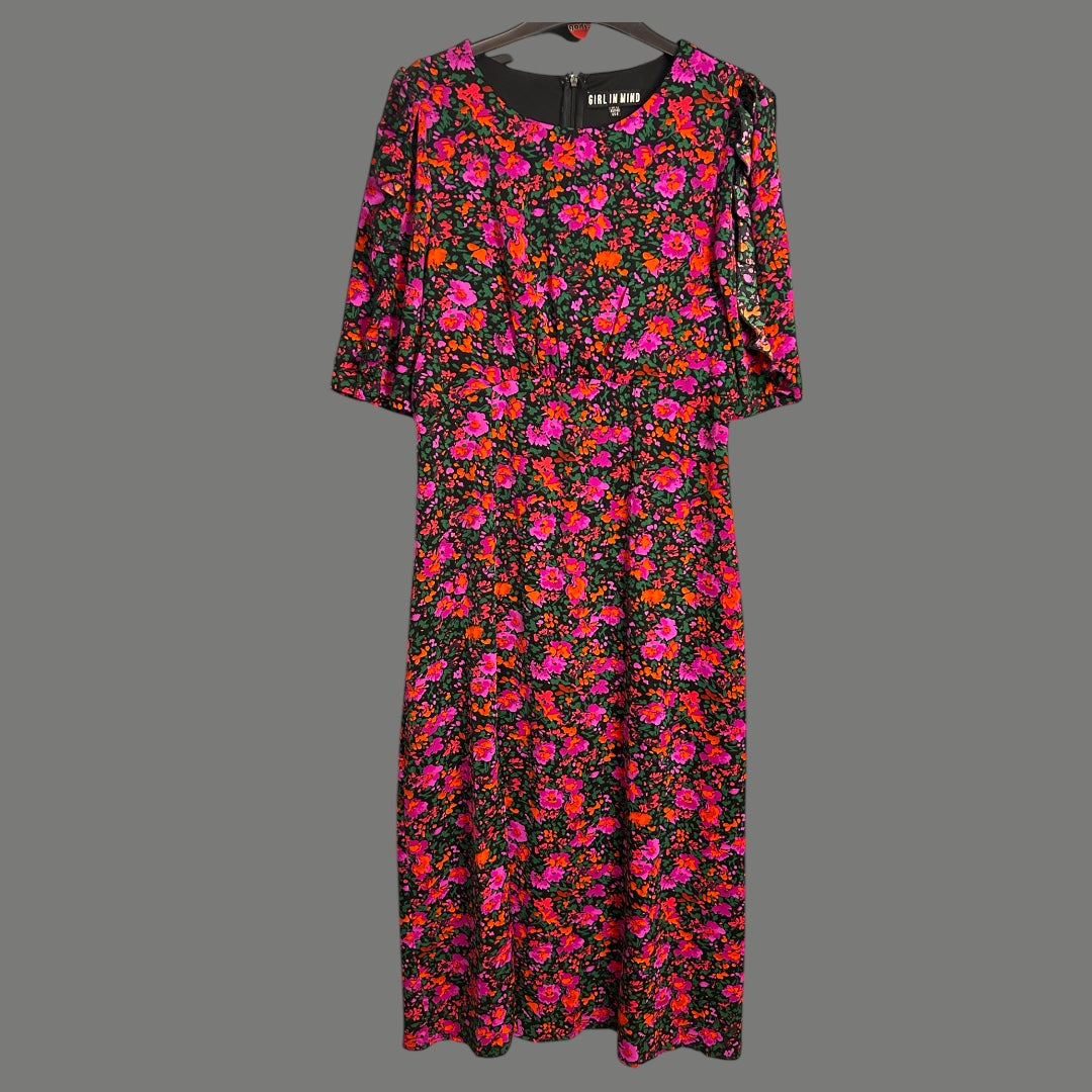 Girl In Mind Floral Dress - size 12