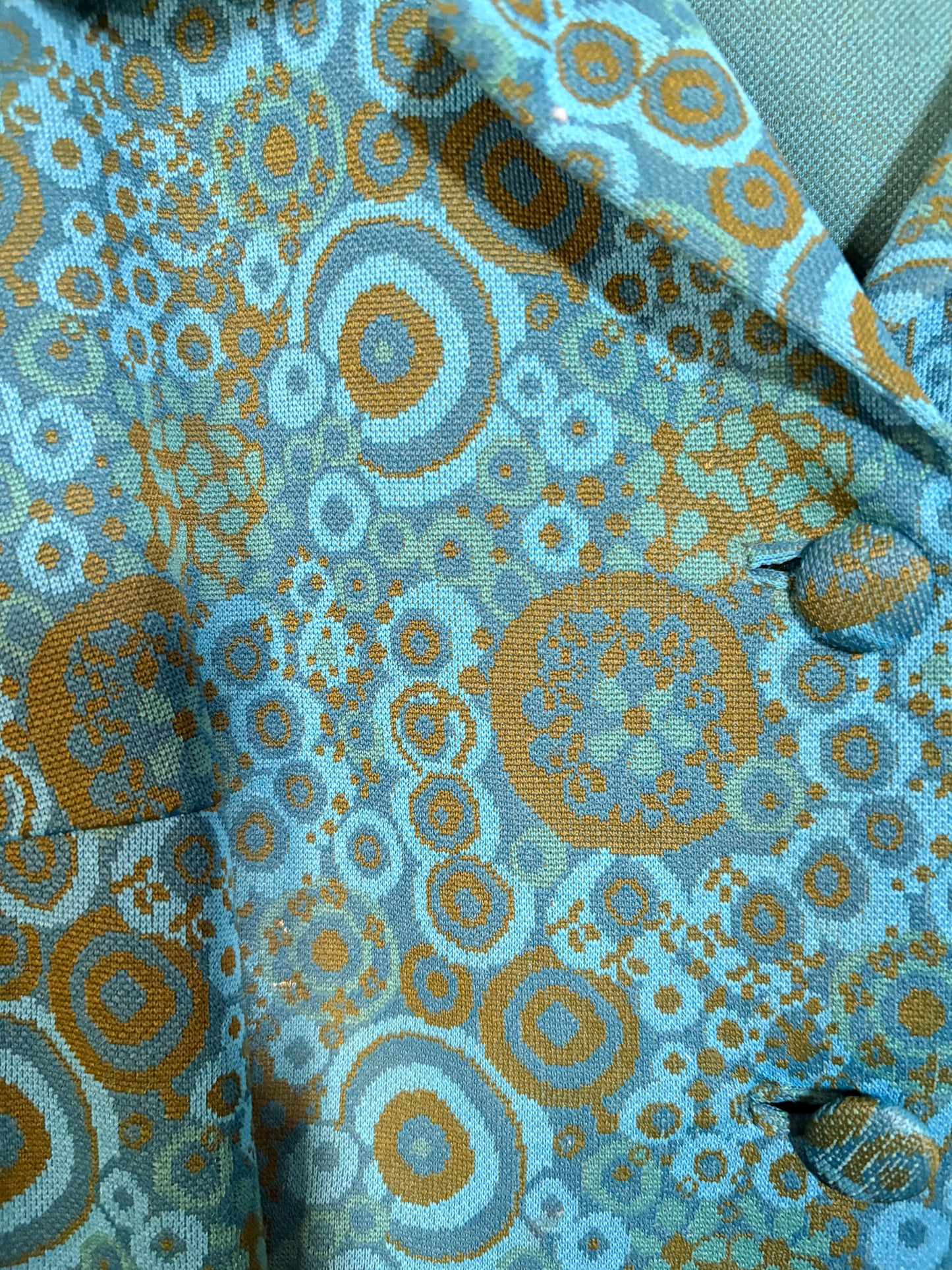 1940’s Austrian Wool Flower Pattern Dress size 10-12