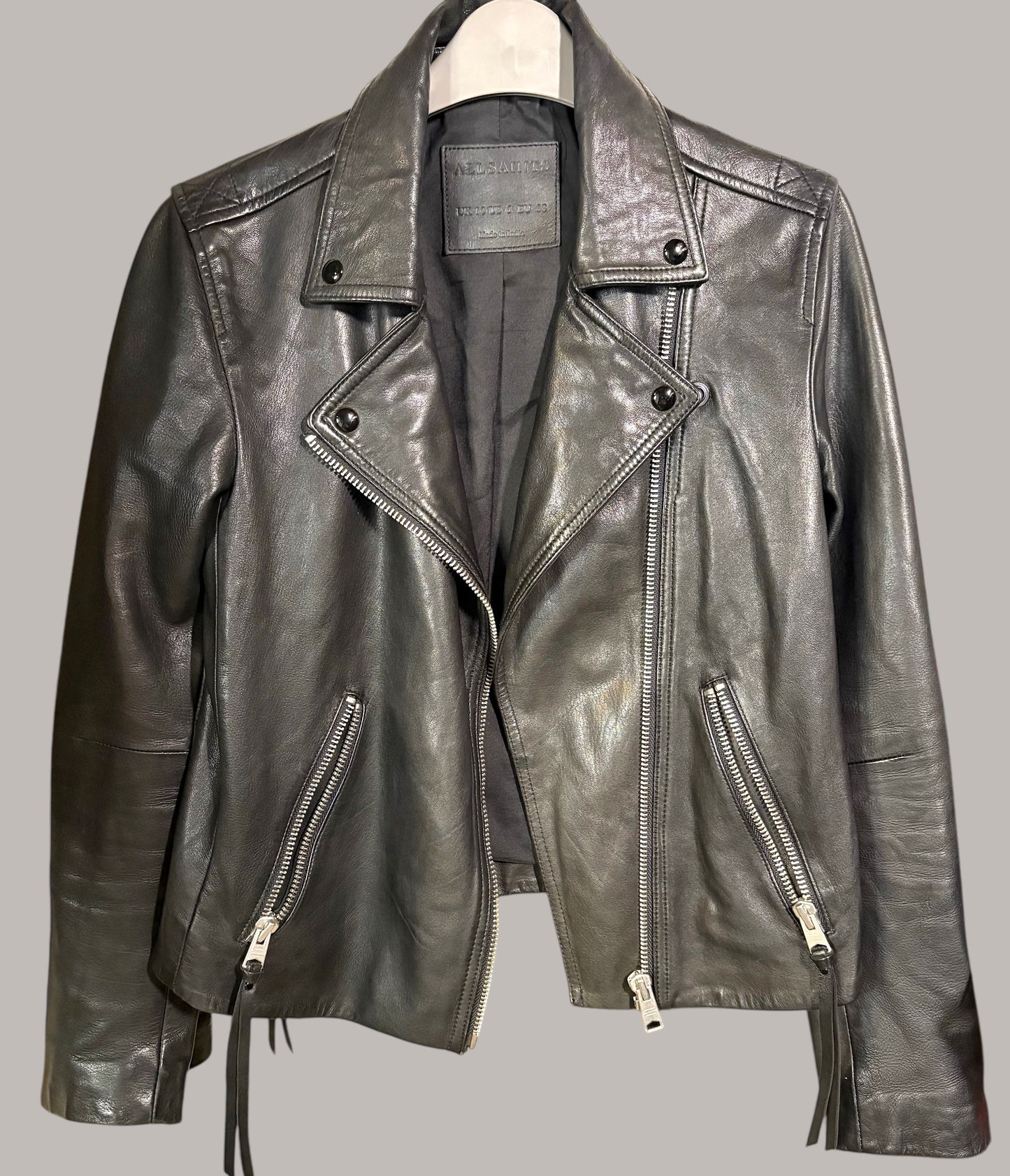 All Saints Classic Biker Jacket (RRP £250)