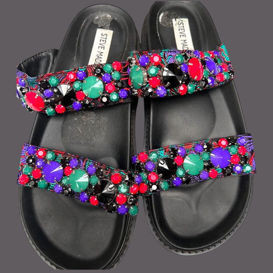 Steve Madden Jewell Slides - size 4 1/2