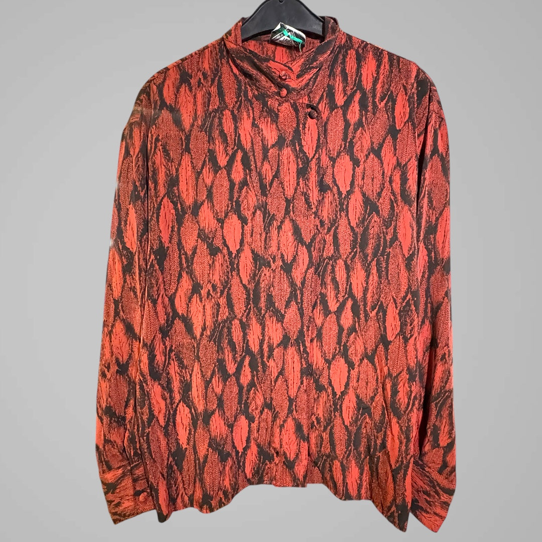 Jacques Vert Rusty Colour Shirt - size up to 16 fit