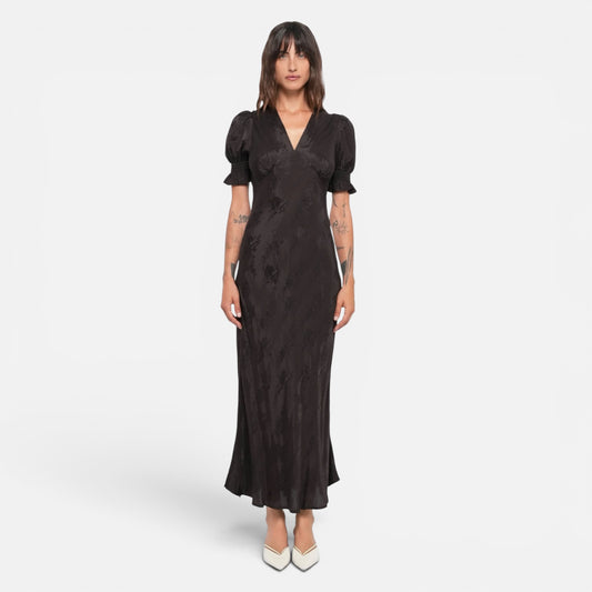 Rixo Black Zadie Dress - size Large